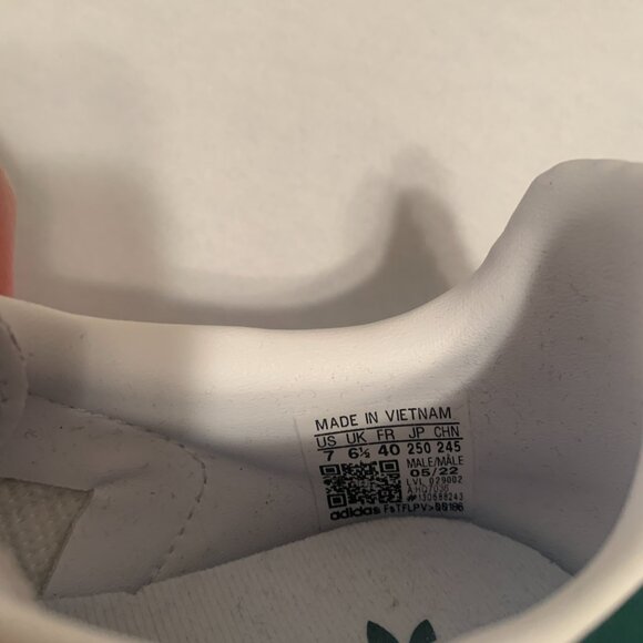 Samba Team Mexico, White and Green Adidas Sambas, Men's 7, New in Box - Picture 6 of 7